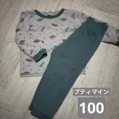 プティマイン　キッズ　パジャマ　恐竜　寝巻き　100