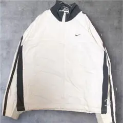 【希少】NIKE 00s ナイロンジャケットテック系 M 刺繍ロゴ Y2K