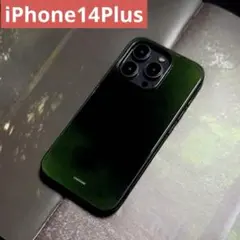 【新入荷】iPhone14Plusケース 緑
