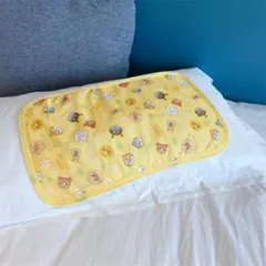 新品未使用タグ無し　アンパンマン柄　枕パック　イエロー43＊62cm