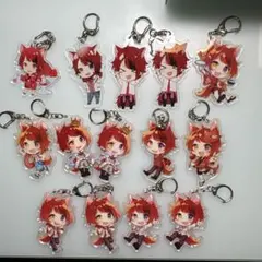 すとぷり 莉犬くんアクリルキーホルダー 14個セット