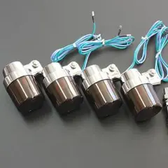 4Lモンキー スモークオレンジ ウインカーレンズ ブラック クリア