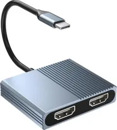 Type-C HDMI 変換アダプター 2画面出力