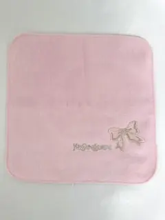 Yves Saint Laurent タオル ハンカチ リボン　ピンクのサムネイル