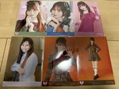 大場花菜 生写真コンプセット（ラブソングに襲われる／歌唱衣装②
