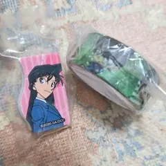 名探偵コナン くら寿司 ビッくらポン マスキングテープ 消しゴム 毛利蘭