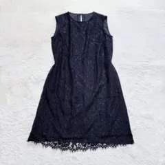 イディット レースワンピース ノースリーブ 花柄 フォーマル 上品 セレモニーのサムネイル