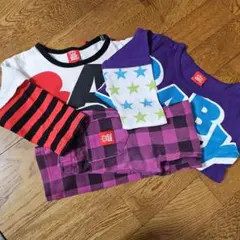 大*♡様 BABYDOLL　子供服七分袖カットソー 　　　　　　　　　長ズボン