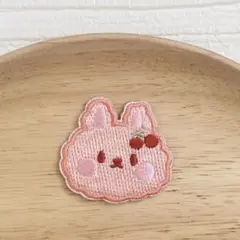 うさぎワッペン1枚