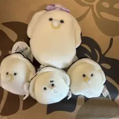 おぱんちゅうさぎ マスコット ぬいぐるみ 4点セットのサムネイル