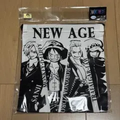 ワンピース マチ付き巾着 モノクロ モノトーン ルフィ ゾロ サンジ ロー