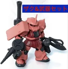 【シャア専用ザクII+武器】モビルスーツアンサンブル30