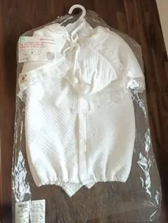 【値下げ中】【美品】赤ちゃん本舗 セレモニードレスオール3点セット マント付き