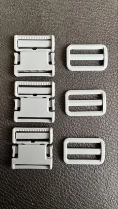 YKK グレー　プラスチック バックル 型番 LB50S　ブラック　50mm巾用