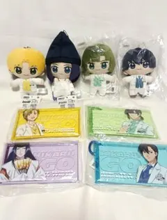 ヒカルの碁 ちょこ友 ぬいぐるみ 進藤ヒカル、佐為、塔矢アキラ、伊角