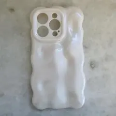 iPhone15Pro ホワイト ソフトケース iPhone用