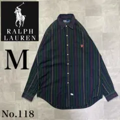大人気 POLO Ralph Lauren 刺繡ロゴ ストライプ Yシャツ