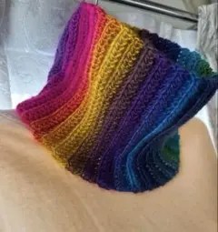 ハンドメイド　ネックウォーマー　マフラー　スヌード　春秋冬 【即日発送】