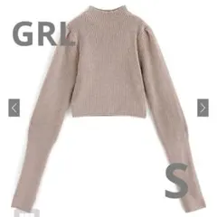GRL サムホール付きロングスリーブニットトップス [k9206d]