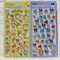ボンボンドロップシール　2個セット　みみっち　ポムポムプリン