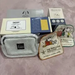 SNOOPY キルトマット 、スリッパ、ランチボックスなど、、6点セット➕おまけ