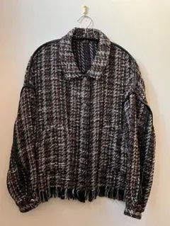 JEANASISツイードパイピングショートシャツジャケットのサムネイル