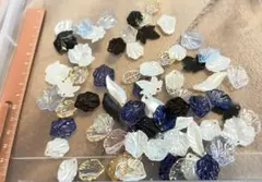 花びら 葉っぱ アクセサリーパーツ まとめ売り ハンドメイド素材