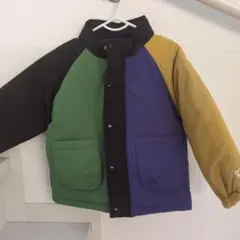 『寒波対策に是非』ベビードール 多色ダウンコート 110サイズ　フード有