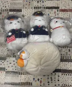 夏目友人帳一番くじ ニャンコ先生ぬいぐるみ4点