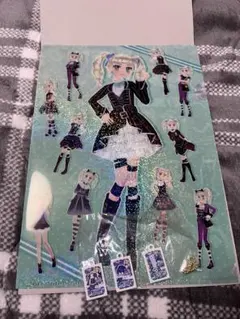 アイカツガチャガチャ クリアファイルコレクション　藤堂ユリカ ゴスマジックコ－デ