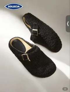 [SHEIN]<新品>ブラック サボサンダルのサムネイル