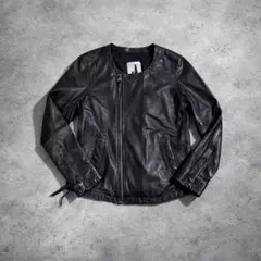 美品Lamb leather riders jacket archive y2k