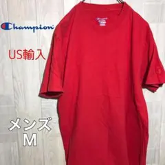 【US輸入】Champion(チャンピオン)刺繍ロゴTシャツ【メンズM】