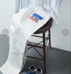 FREAK'S STORE テーパード イージーパンツ　シェフパンツ