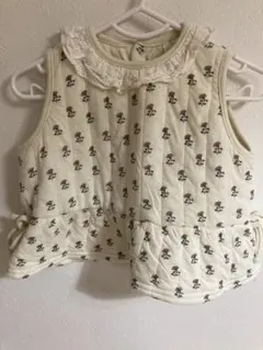 tete a tete 花柄ベビーベスト 80 テータテート　①