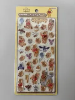 ボンボンドロップシール　ディズニー　プーさん