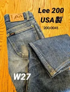 Lee 200-0041 USA製 W27×34 80s