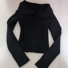 EMODA リブニット ブラックのサムネイル