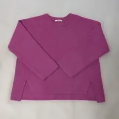 一度着用 MURUA パープル ニット Mサイズ