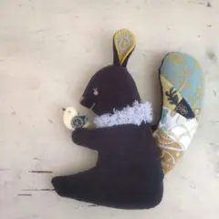 ミナポルホネン　そろそろ飛び立ちたい小鳥さんと、嬉しいような悲しいようなリスさん