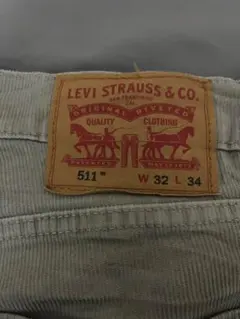 LEVI'S 511 コーデュロイパンツ ベージュ　W32 L34
