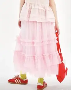 【新品未使用・タグ付き】imakokoni チュール　スカート　ピンク