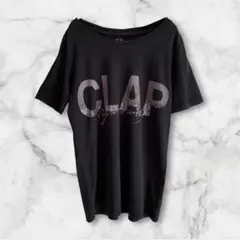 PUPULA ププラ　ロゴTシャツ　ラインストーン　ブラックのサムネイル