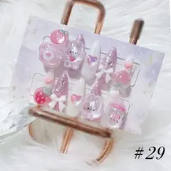 ❥ ‬29 ネイルチップ ジェルネイル サブカル 天使界隈 量産型 平成女児