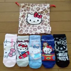 ハローキティ　ソックス　靴下　サンリオ　５足