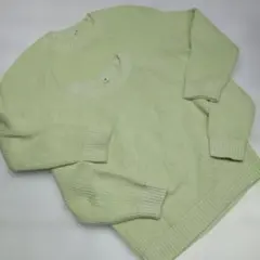 UNIQLO 薄い緑 セーター 120 140サイズ お揃い