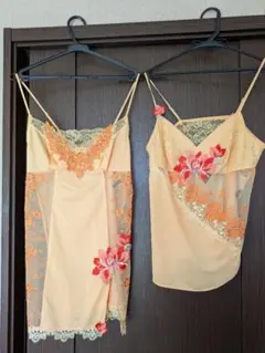 美品2点】サルート⭐キャミソールとスリップの2点セット⭐同シリーズ