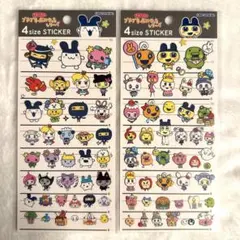 たまごっちのプチプチおみせっちシリーズ4サイズステッカー　2枚セット