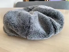 グレー ファー 帽子