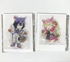 鬼滅の刃 ハロウィン アクスタ 伊黒 小芭内　甘露寺 蜜璃